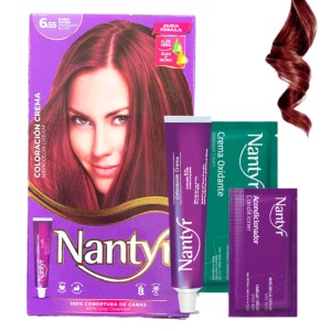 NANTYR KIT COLOR 6.55 RUBIO CAOBA